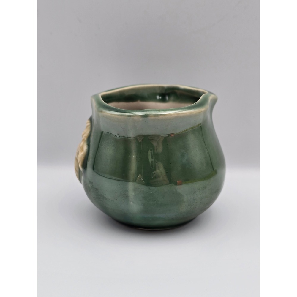 Ceramic Frog Money Bag Planter‎ Pot Green Chinese Symbols cute shelf sitter gift - Picture 2 of 6